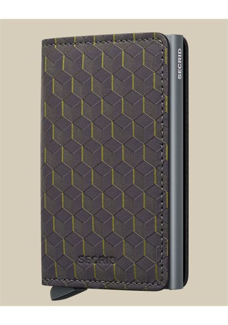 slimwallet optical grey-yellow SECRID | SOP-OPTICALGREY YELLOW